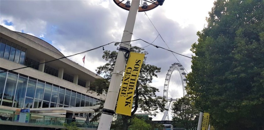 to London's South Bank and the London Eye by train