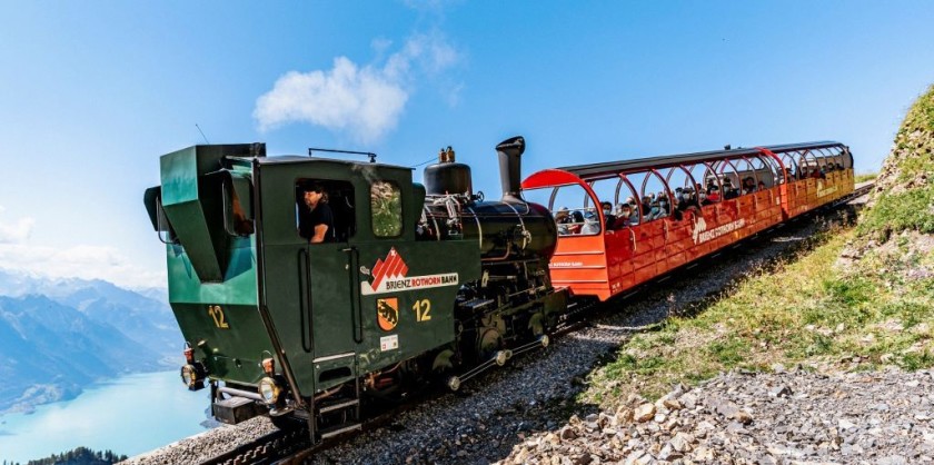 take the steam railway up Mt Rothorn