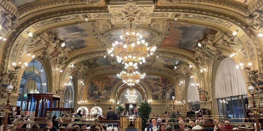 Le Train Bleu restaurant at the Gare de Lyon