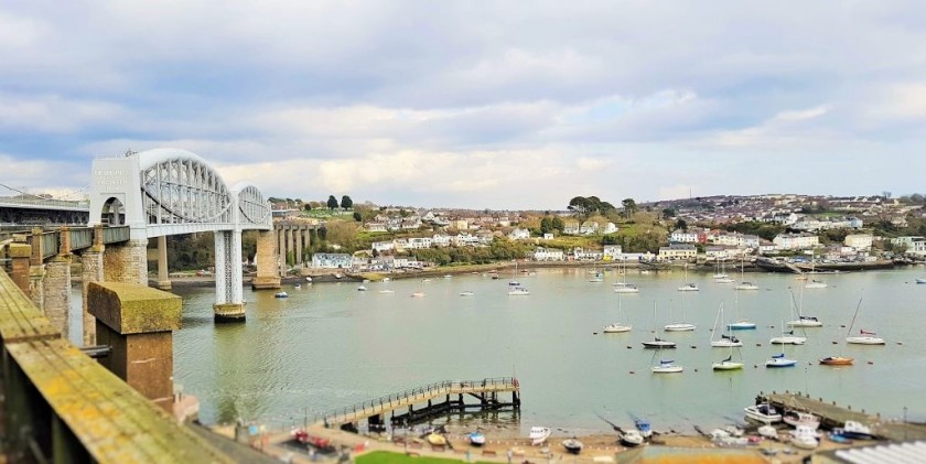 Looking south from the Royal Albert Bridge