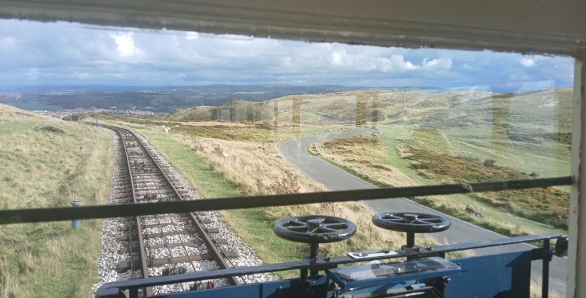 Riding the Great Orme tramway
