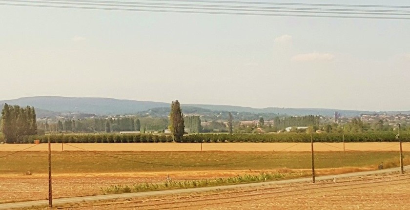 Typical Provencal scenery that can be experienced on the first phase of the journey