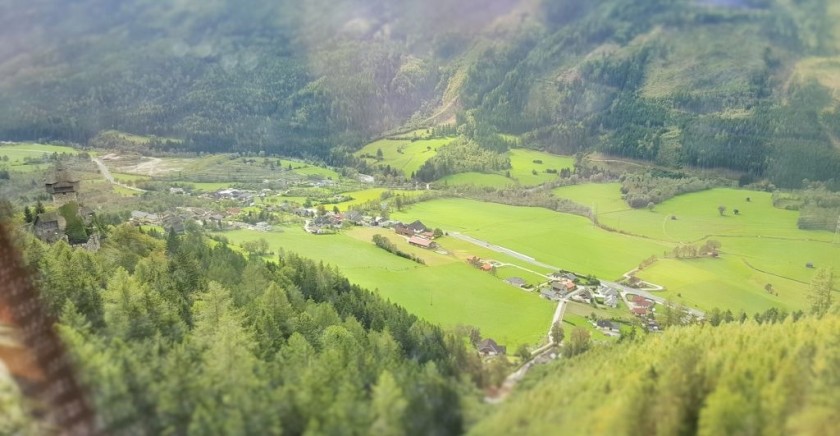 Between Bad Gastein and Villach (from the right)