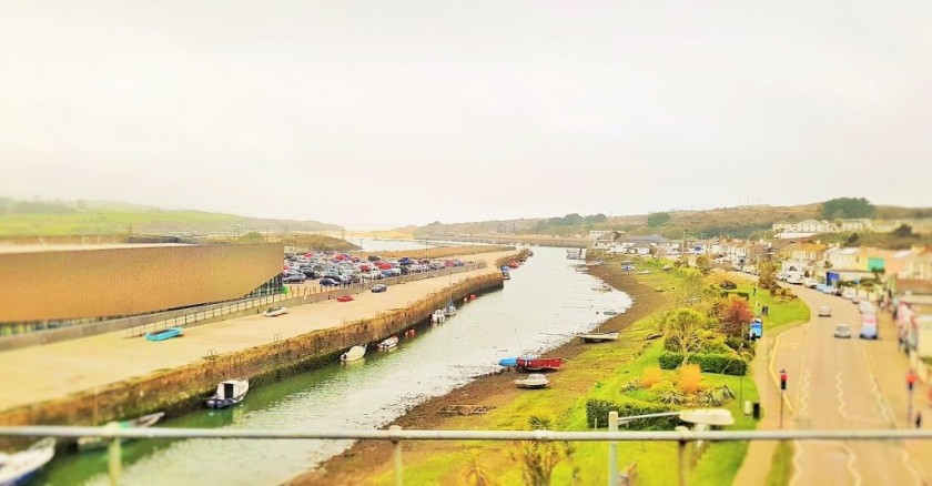 Departing from Hayle, on a clear day you can see the coast