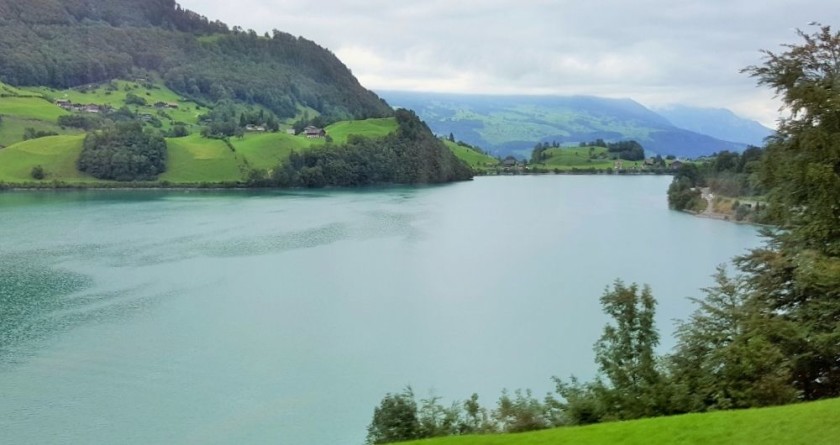 Looking down on the Lungernsee