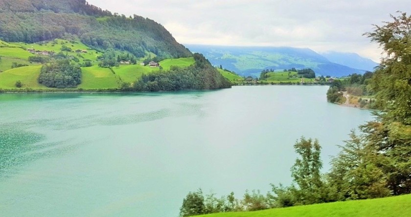 Pass by four lakes on route to Lucerne