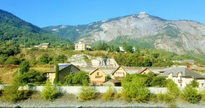 Arriving in Modane