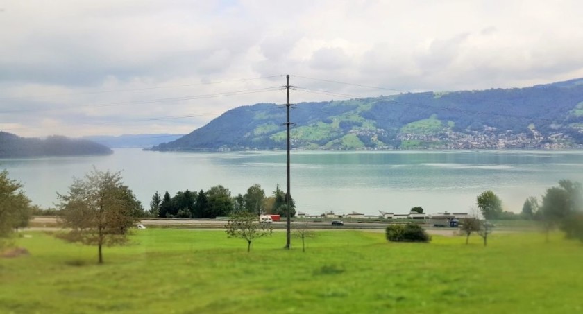 The view over Lake Thun