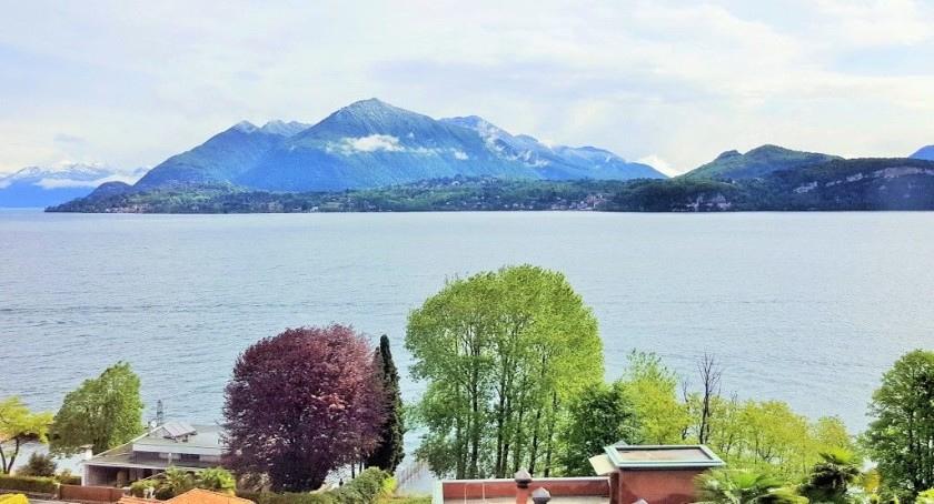 The view over Lake Maggiore after Stresa