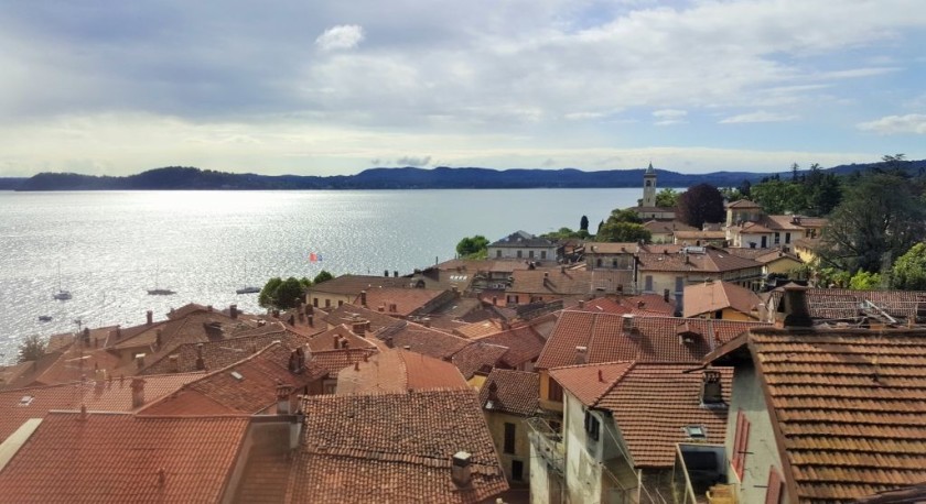 A town on the shore of Lake Maggiore