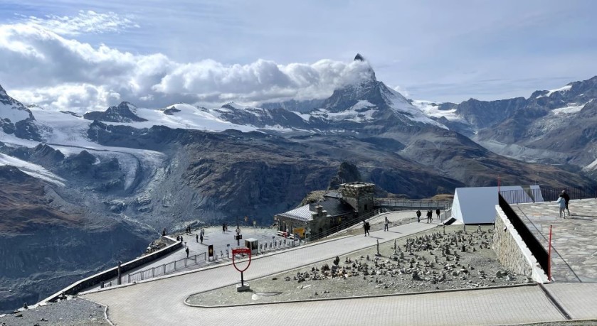 Seeing the Matterhorn from Gornergrat station