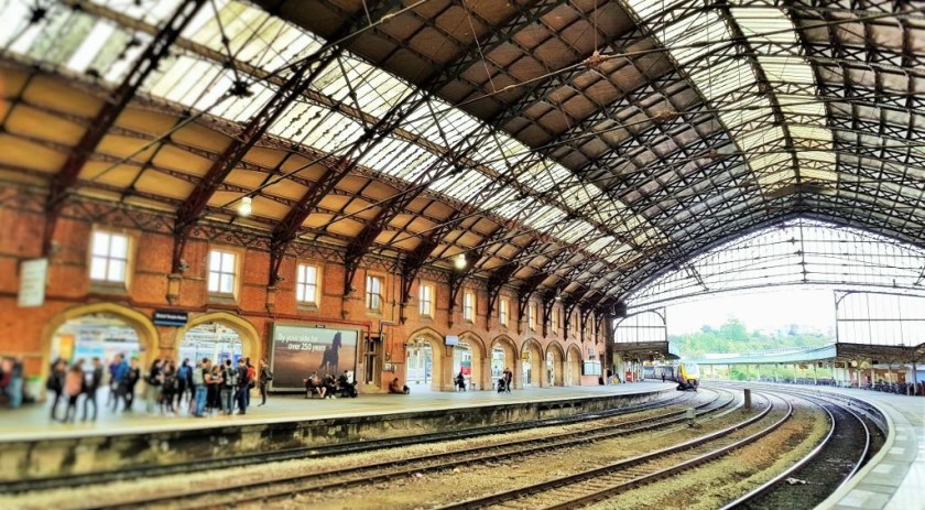 Looking from Platform 3 across the station