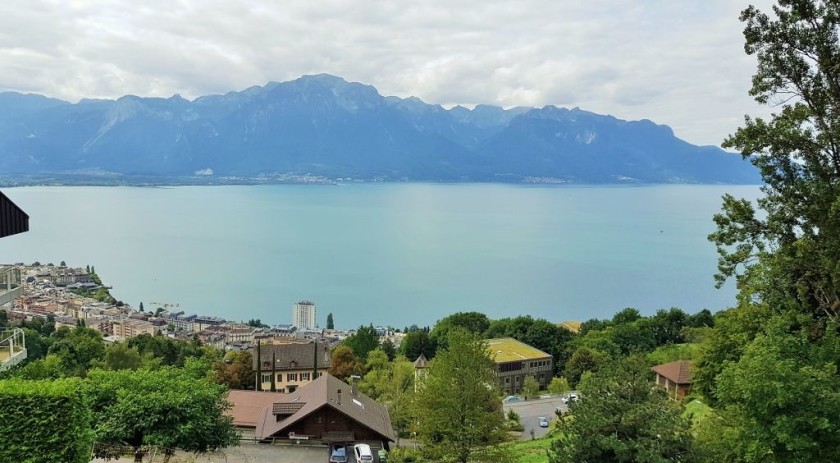 The view over Lake Geneva