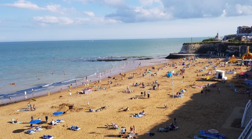 Looking over Viking Bay towards the bandstand