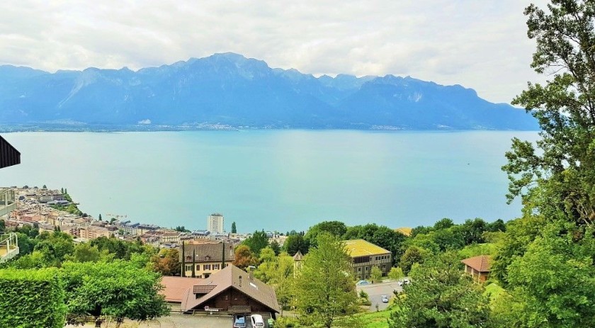 Departing Montreux on the Golden Pass route