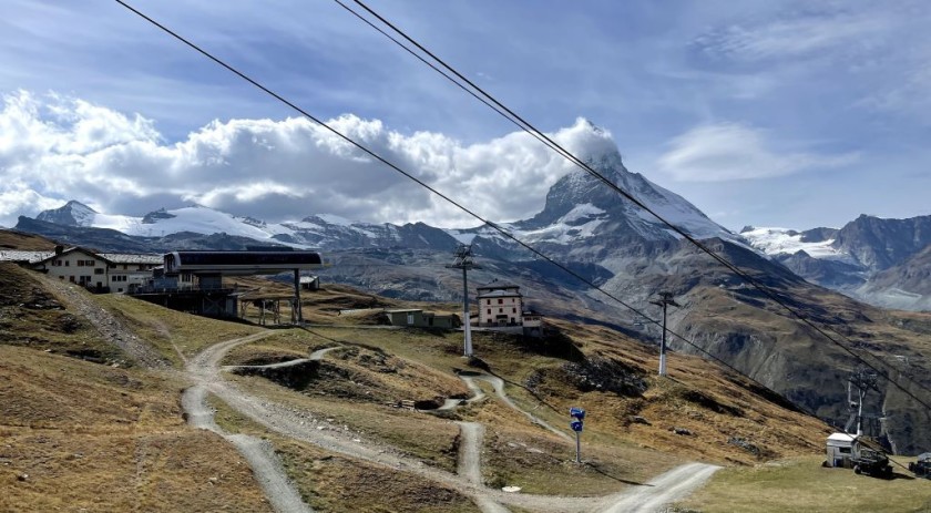 On the train up to Gornergrat