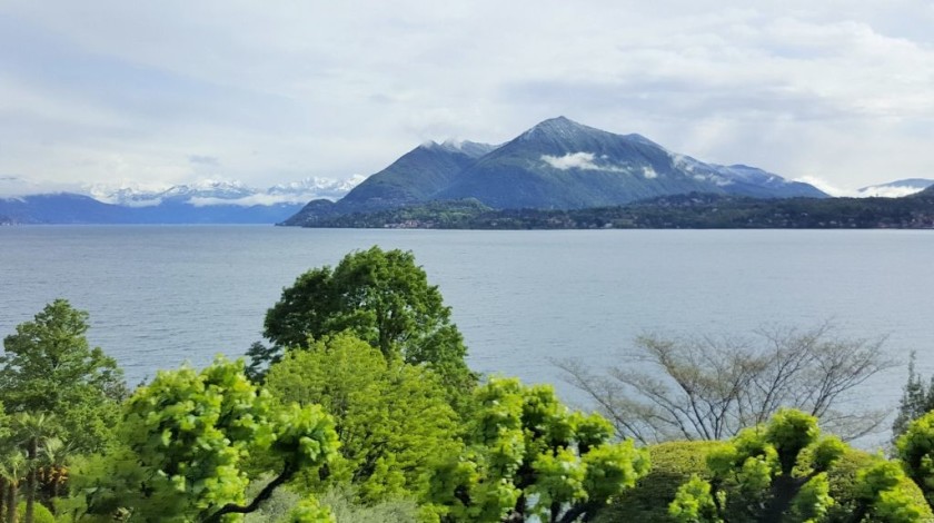 Looking over Lake Maggiore north of Stresa