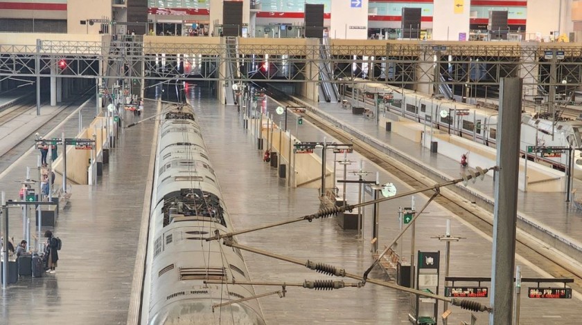 On the platforms at Zaragoza Delicias