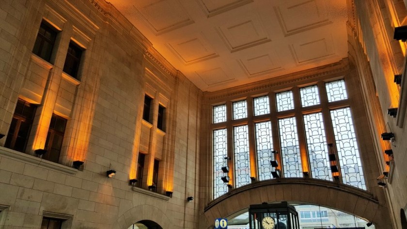 The stunning interior of the Est departure hall