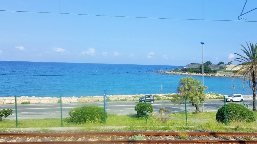 Between Antibes and Nice