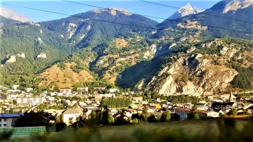 Passing through Modane before entering the Mt Cenis Tunnel