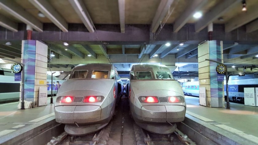 Two TGV Atlantique trains have arrived in Paris