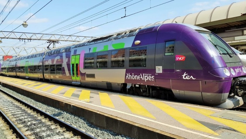 One of the newer trains used on most TER services from/to Lyon