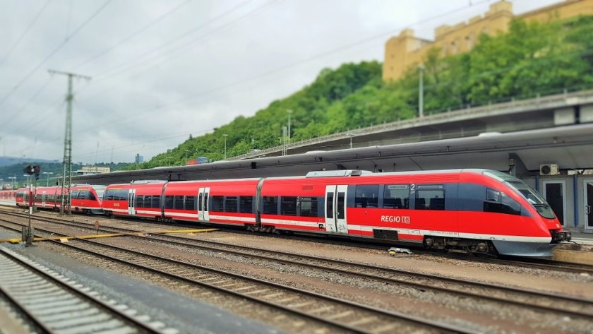One of the latest trains used for non-electrified Regio services