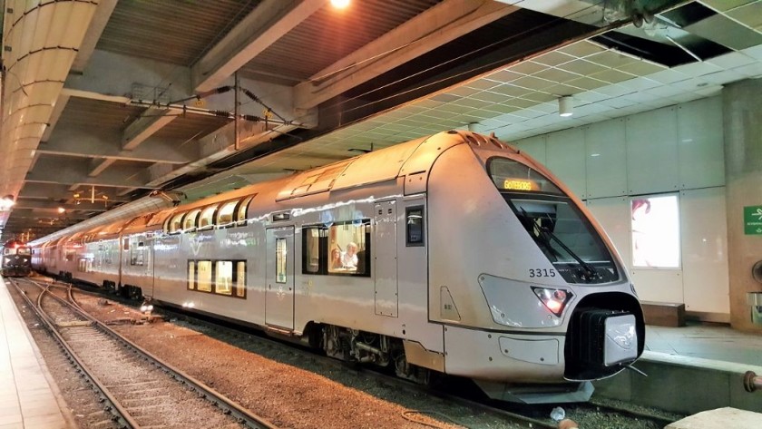 These double deck trains are usually used on the shorter distance routes