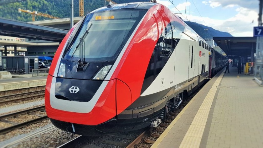 The smart exterior of these new Twindexx trains