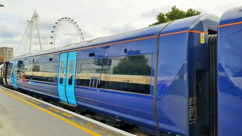 A train awaits departure from Charing Cross