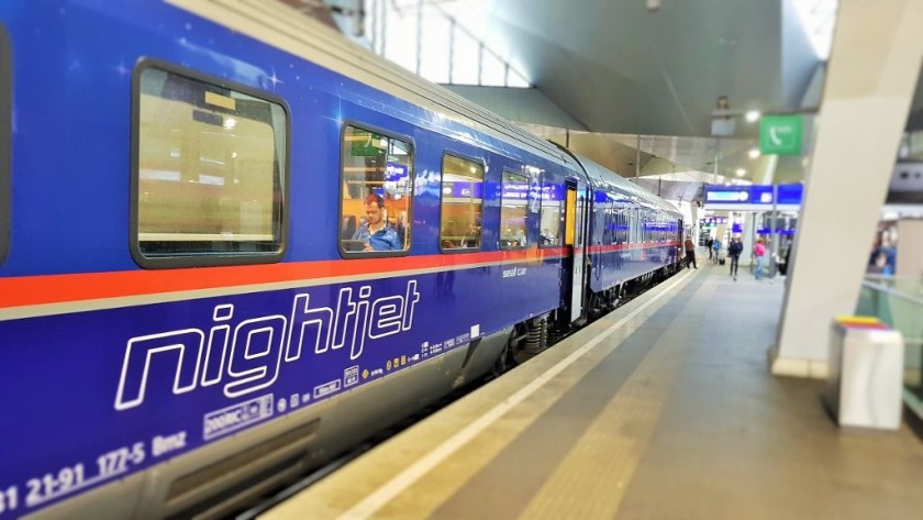 Nightjet trains now link Austria to six other countries