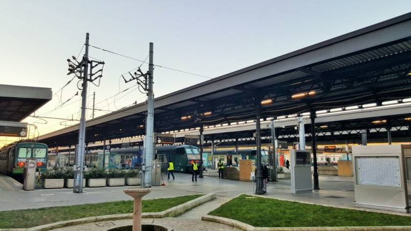 The Ovest station concourse at Bologna Centrale train station