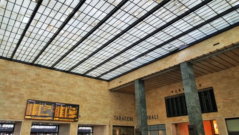 Inside the ticket hall at Firenze S.M.Novella train station