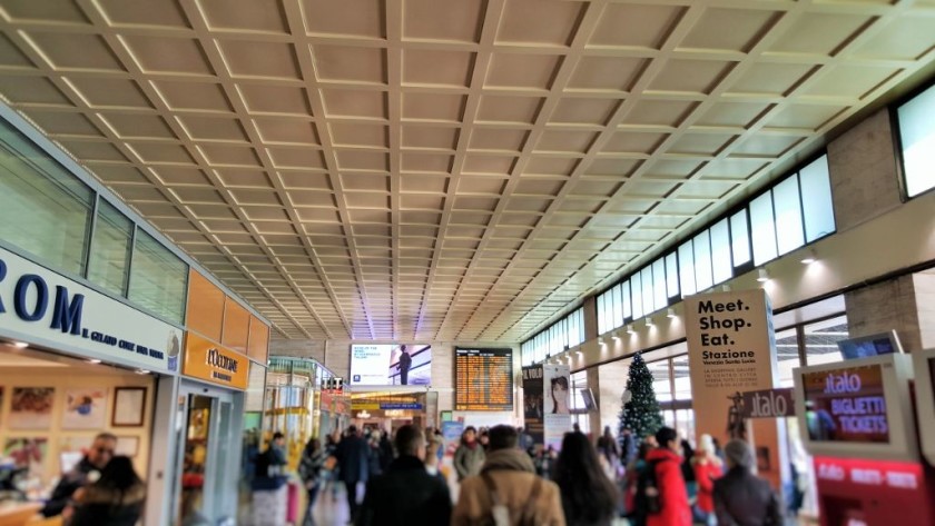 The main hall at Venezia Santa Lucia station