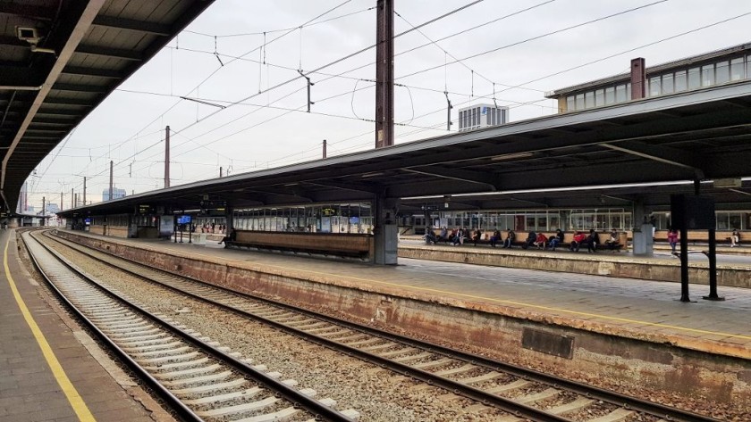 A general view of the part of the station used by the non-high speed trains