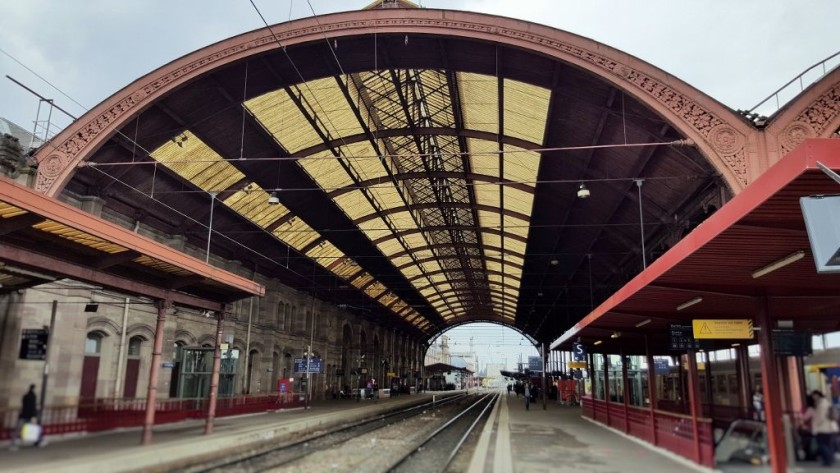 The beautiful roof at Gare Strasbourg