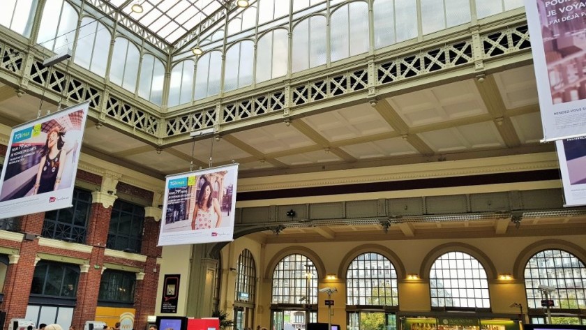 The main hall - which houses the entrance to the Metro