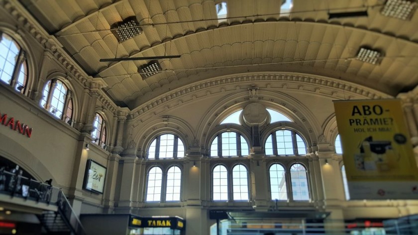 The elegant main station hall at Bremen Hbf dates to the 1880s