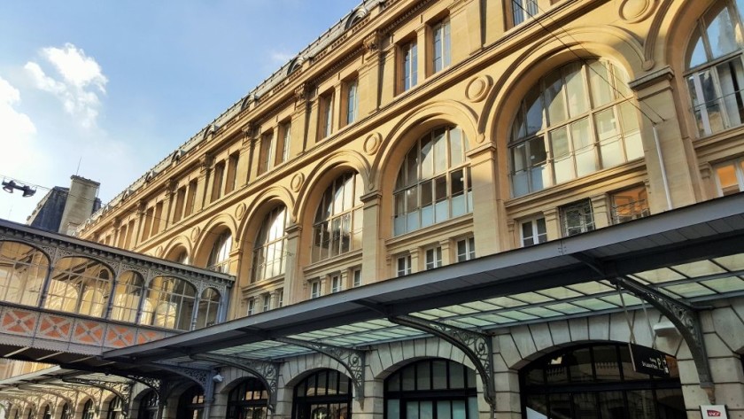 Exterior view of the side of Paris Saint-Lazare 