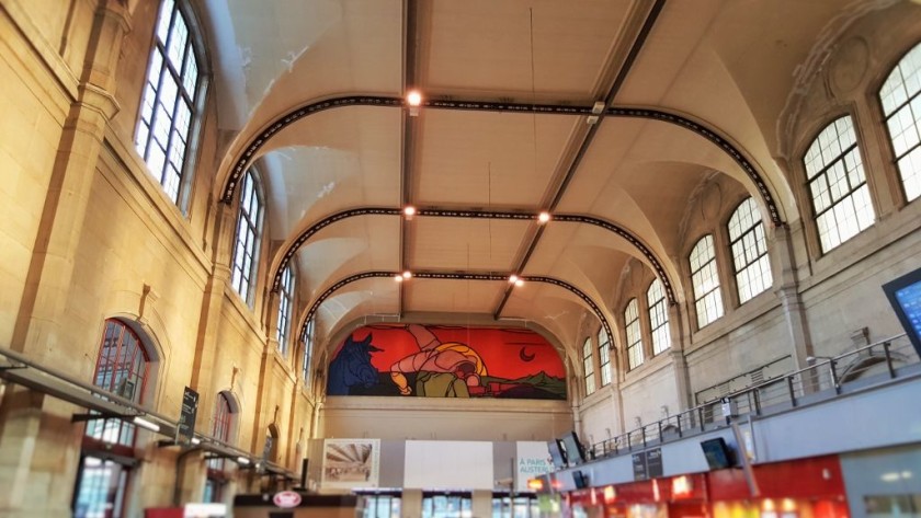 The booking hall at Paris Austerlitz