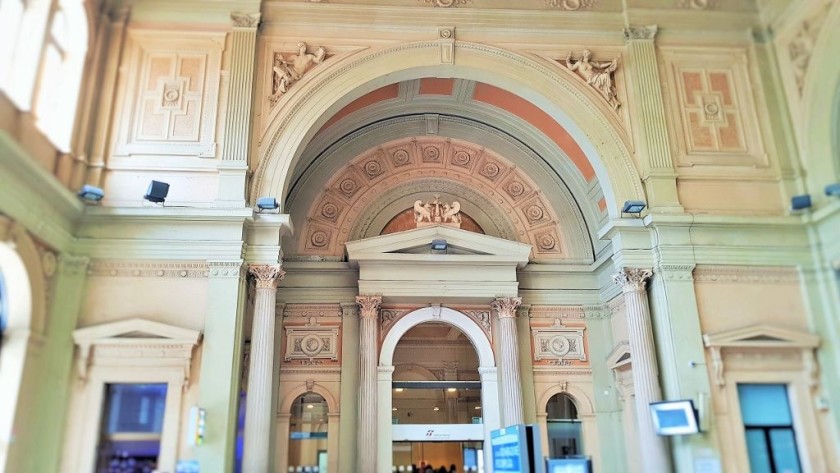 Probably the grandest entrance to a ticket booking hall at any station?