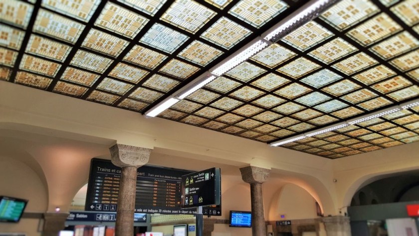 The interior of the arrival hall