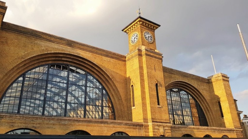 The beautifully restored station frontage