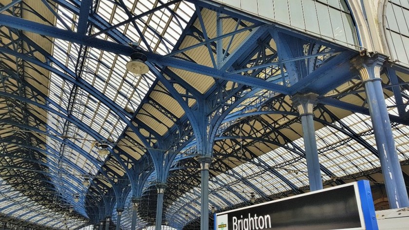 Brighton station's glorious roof was constructed in 1883