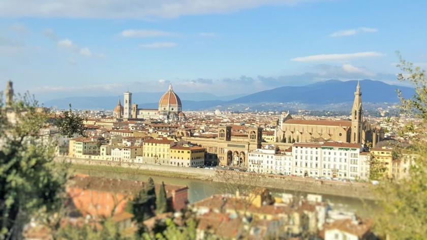 The view from the Pizalle Michelangiolio