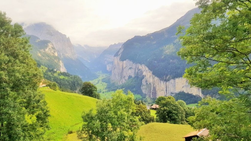 Then connect in Lauterbrunnen for trains on the stunning route to Wengen