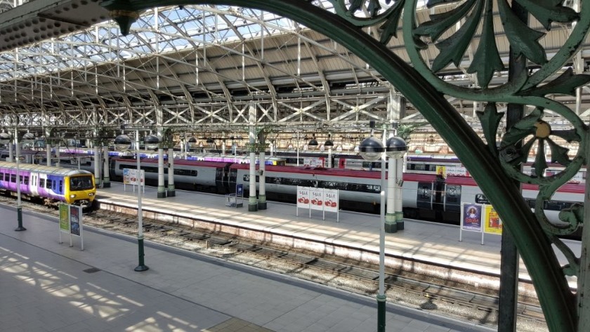 Piccadilly station has recently been cleaned up so it has never looked smarter