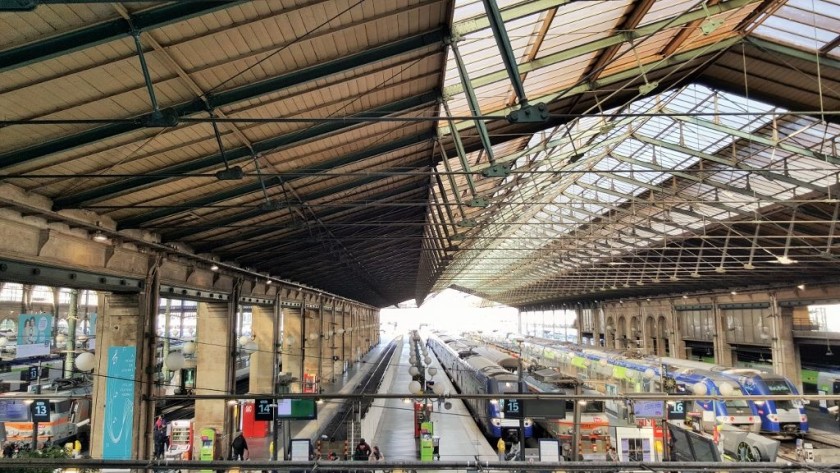 Gare Du Nord is so busy because multiple commuter train services also use the station