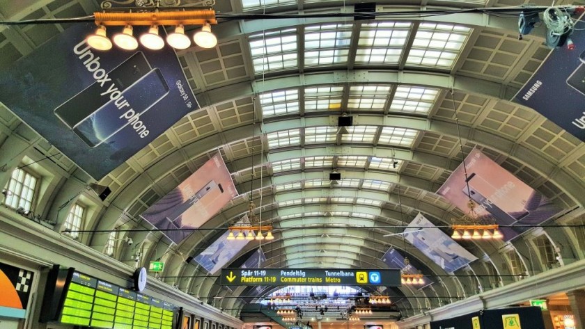 The glorious main departure hall at Stockholm C